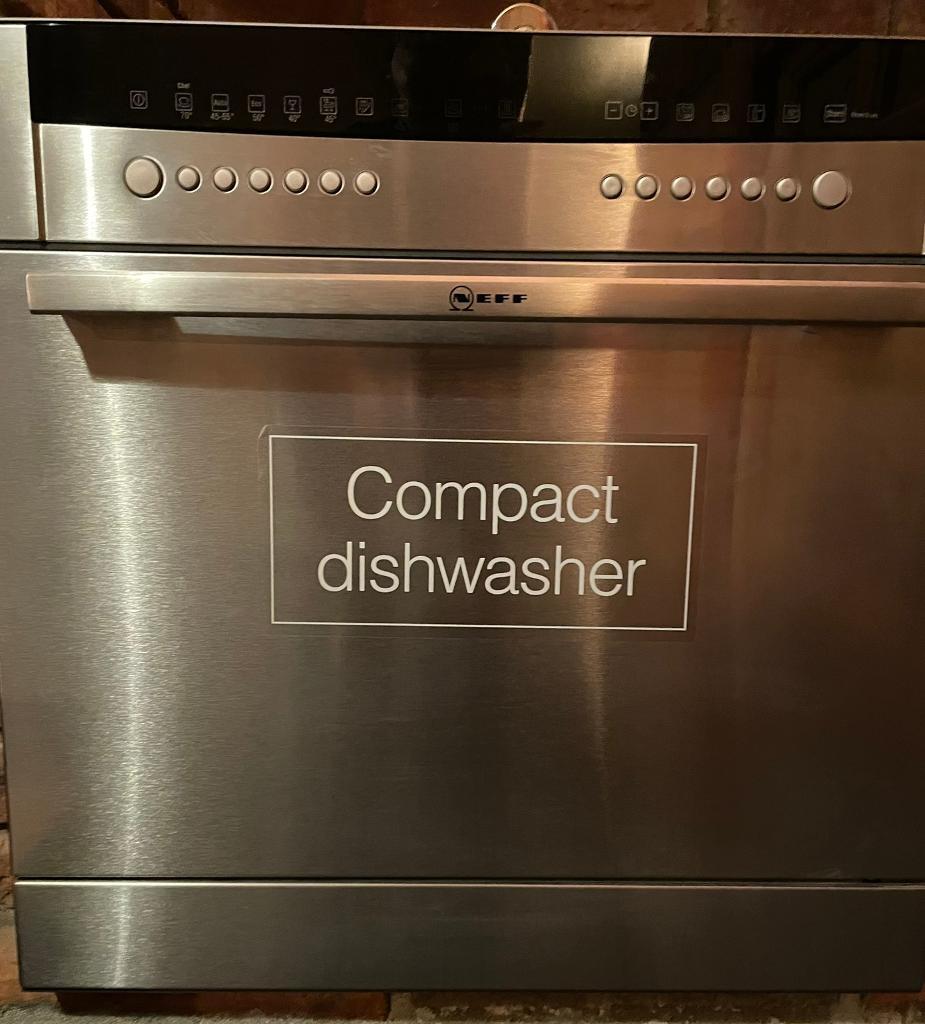 neff semi integrated dishwasher brown